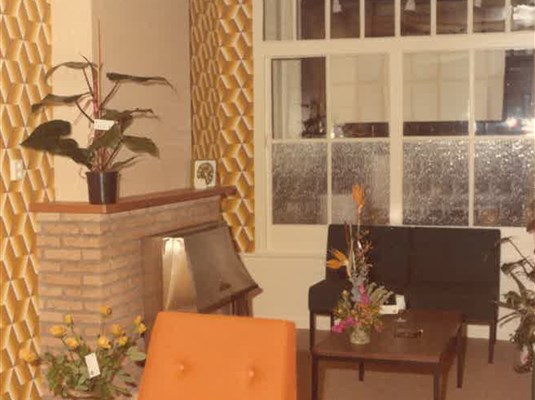 Het kantoor op de Fonteinstraat, Leerdam in 1978